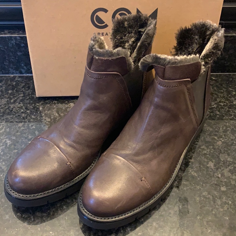 BRAND NEW Creation of Mind Ladies winter boots genuine leather